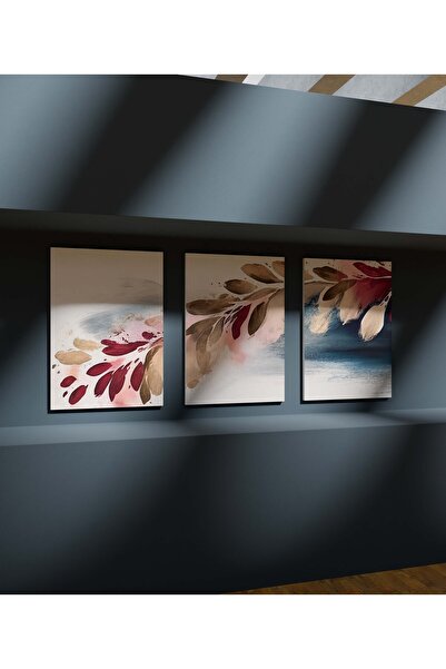 wudie Cadrul pentru tablouri în stil boem de calitate premium. Set de 3 tablo...