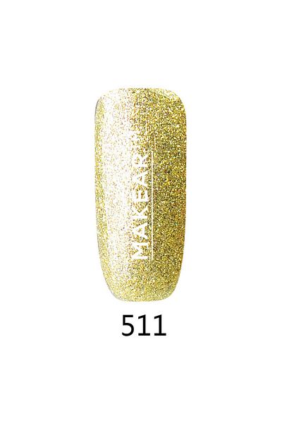 Makeart Baby Lac de unghii semipermanent Lollipop Makear, 511 galben, 8 ml