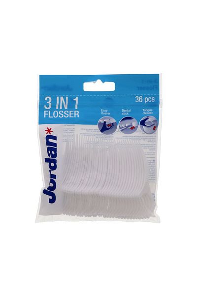 Genrics Jordan 3in1 Dental Flossers 36 pcs