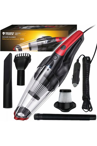 Renew Force Aspirator auto, Force, portabil, cablu de alimentare pentru priză de brichetă, putere mare 6000pa