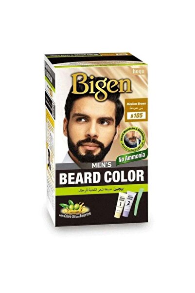 BİGEN Bigen Men Beard Color - B105 Medium Brown (105709) --- بيجون صبغة لحية للرجل ( 105 ) بني متوسط