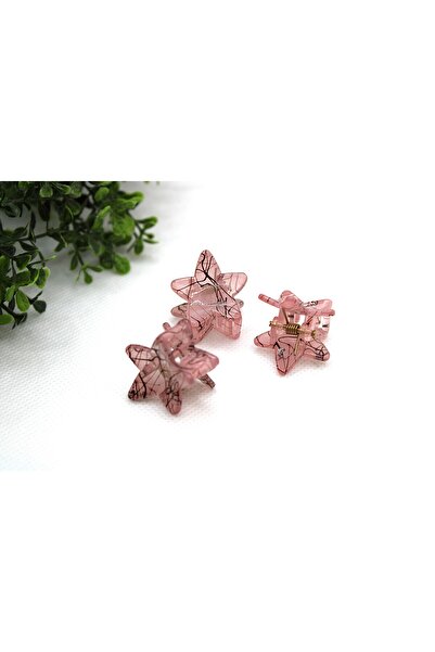 Tezcan Aksesuar Catarame cu model de stea cu model în dungi (pachet de 3)