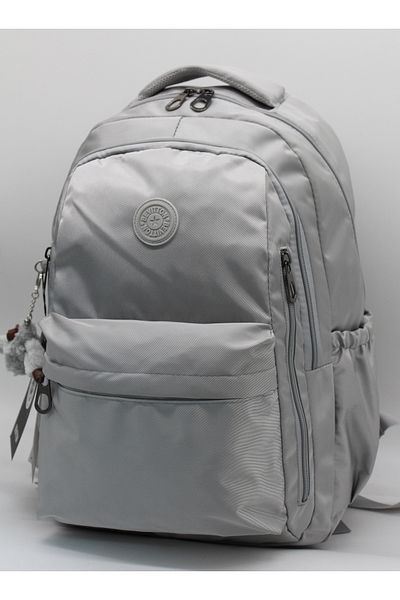 Bevitton School Backpack Unisex Water Resistant Fabric School Bag 2500 Grey