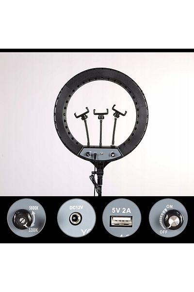 NewEvo Professional Make up Circular Lamp, NewEvo, Ring Light 43 CM, 24W Power and 540 Lumens