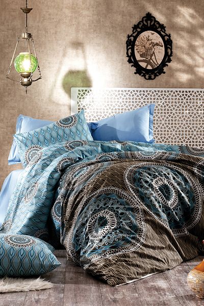 GARDEN ROOM طقم غطاء لحاف فردي مع قاعدة مطاطية