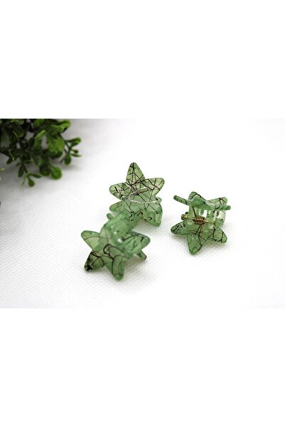 Tezcan Aksesuar Catarame cu model de stea cu model în dungi (pachet de 3)