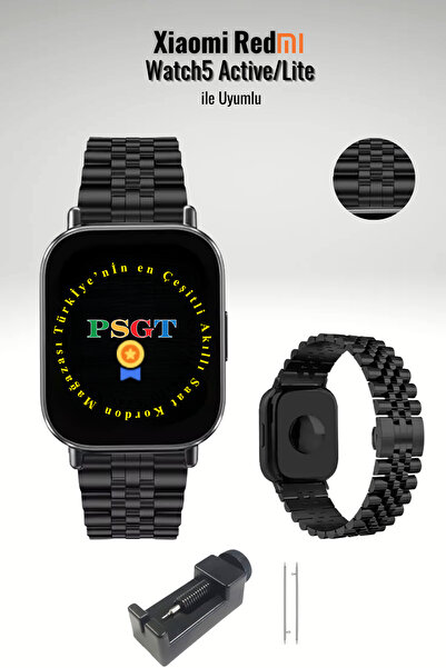 PSGT Xiaomi Redmi Watch 5 Active/Redmi Watch 5 Lite Uyumlu Rolex Tasarım Pasl...