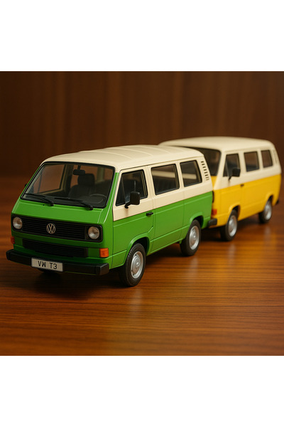 welcomein Die Cast Model Collectible Gift 1:24 Volkswagen Type2 T3