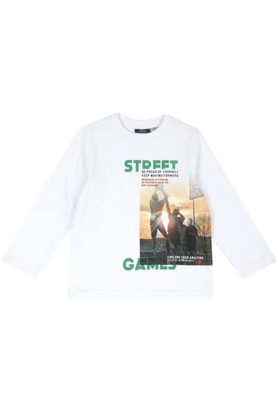 Chicco Street Games Kids Sweatshirt White