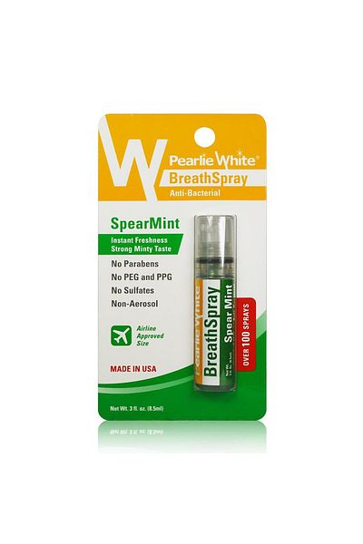 Genrics Pearlie White Breath Spray Spear Mint 8.5 ml
