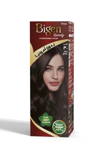 BİGEN Quick-drying, ammonia-free dark brown hair dye, 30