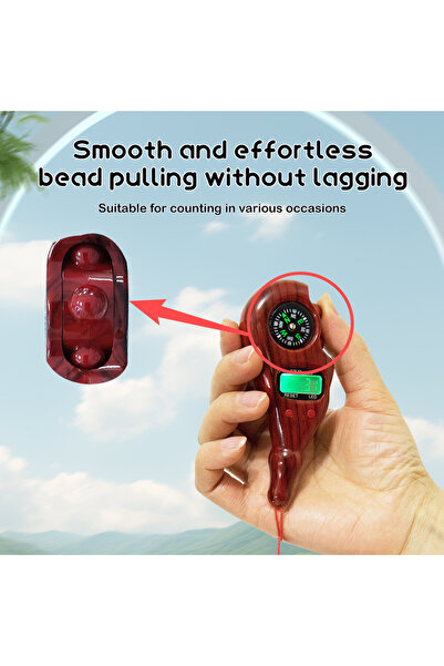 Generic Muslim Led Prayer Beads Finger Tasbih Digital Tally Counter Digital Tasbih Bead Rosary