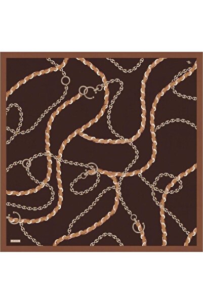 Armine Patterned Silk Sura Scarf 9346-35