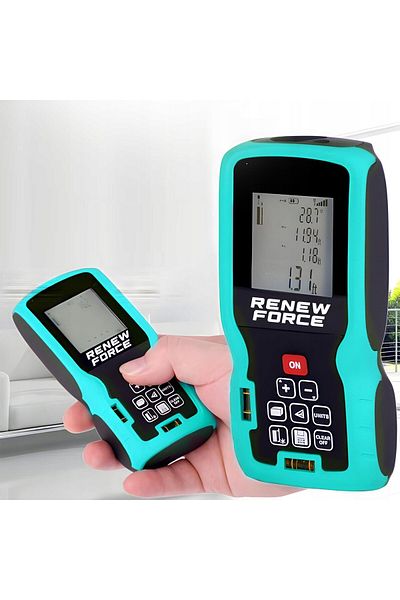 Renew Force Laser rangefinder 50 m, Force, LCD screen, accuracy +/- 1.5mm, IP54 protection (rain and dust)