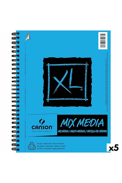 Canson Bloc desen Canson XL Mix Media A4 300 g/m² 5 unități