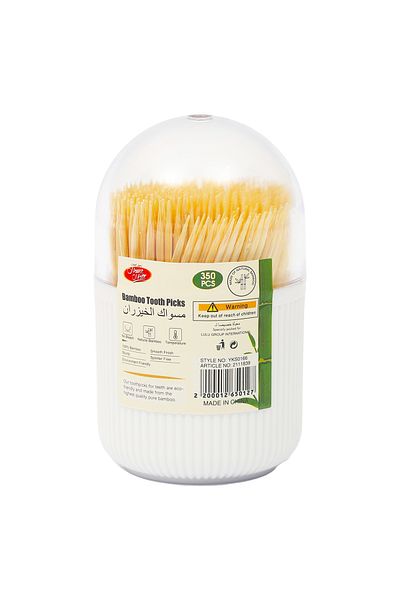 Genrics Home Mate Tooth Picks Round YKS0166 350pcs