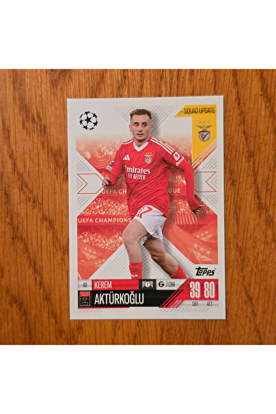 Topps Squad Update Kerem Aktürkoğlu Game Card