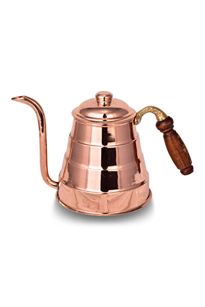 EZAHOME وعاء قهوة نحاسي مع شرائح