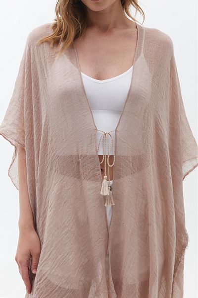 Neşeli Butik Women Tassel Cotton Fabric Pareo Nbmht11