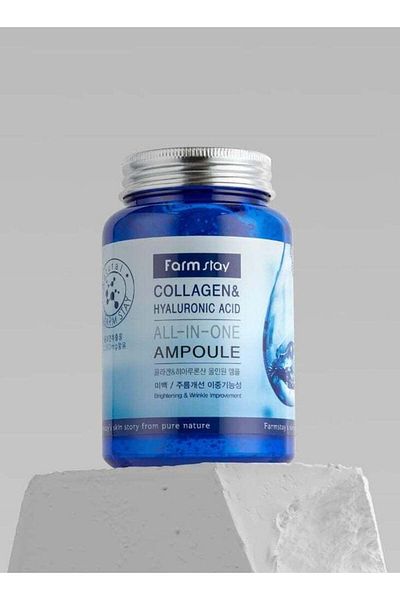 Farmstay Collagen and Hyaluronic Acid All-in-One Ampoule 250ml
