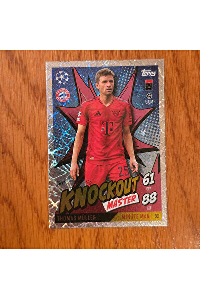 Topps بطاقة لعبة تووبس نوك أوت ماستر توماس مولر