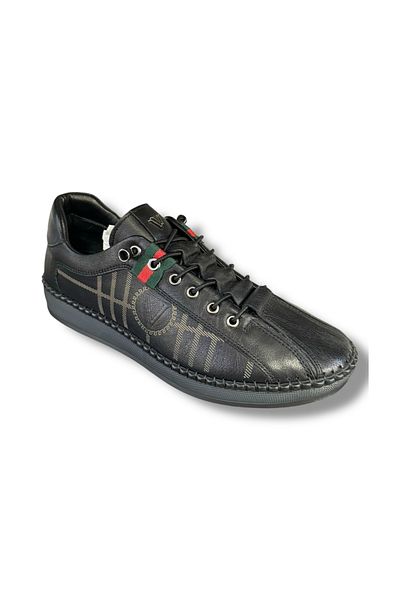 İdeal Voyager Z096 Women's Luxury Rubber Laced Genuine Leather Orthopedic Sole Sneaker Shoes