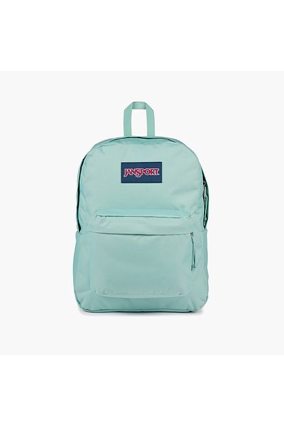 Jansport Solid Backpack with Adjustable Straps and Zip Closure - 14x32x42 cms