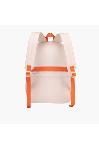 Atlas Logo Detail Backpack with Adjustable Straps and Zip Closure - 28x10x45 cm