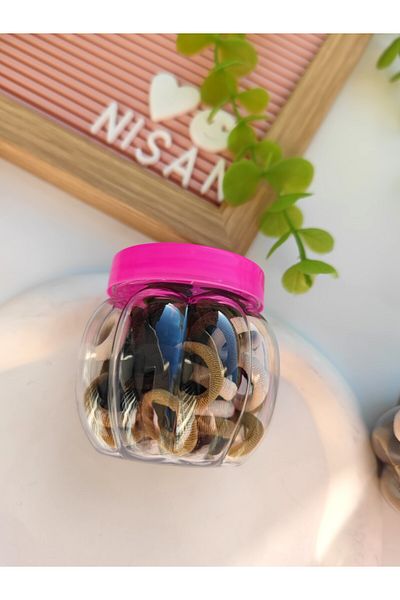 Nisankids 40 Pieces of Towel Elastic Buckles in Special Drain Box