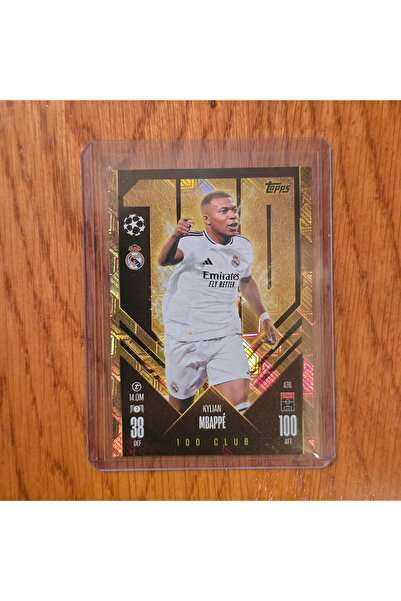 Topps 100 Club Kylian Mbappe Game Card
