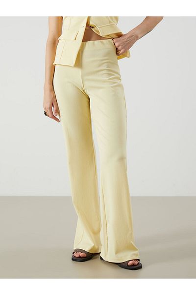 LC Waikiki New Season Women's Elastic Waist Trousers - S5Pu26Z8