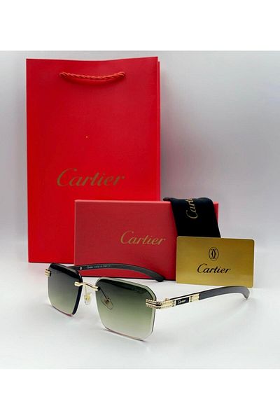 Cartier Beautifully Designe بديل Sunglasses With All Accessories