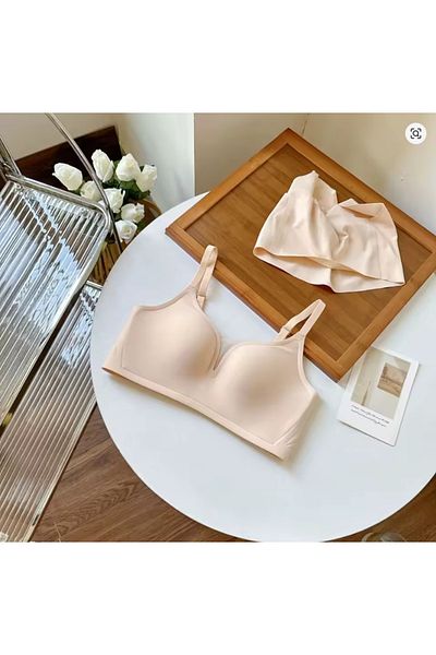 pae Breathable Seamless Anti-Sagging Fixed Cup Never No Comfortable Mold Ghost Bra