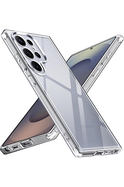 ALC MOBILE Anti-shock, transparent case compatible with Samsung Galaxy S25 Ultra