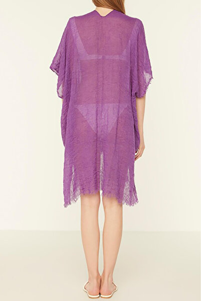 Neşeli Butik Women's Fuchsia Muslin Fabric Pareo Nbmht01