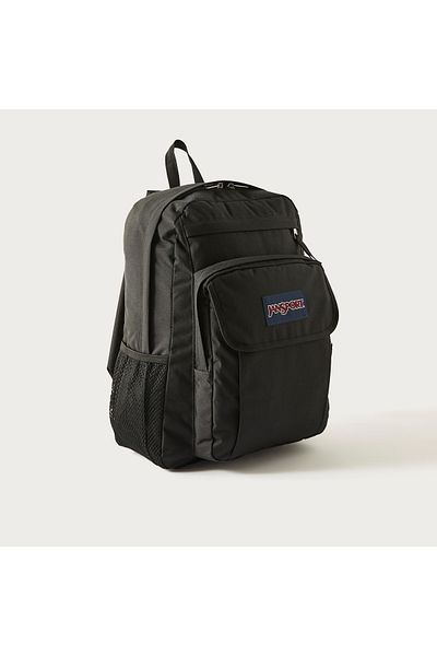 Jansport حقيبة ظهر متينة مقاس 15 بوصة مع أحزمة قابلة للتعديل وإغلاق بسحاب