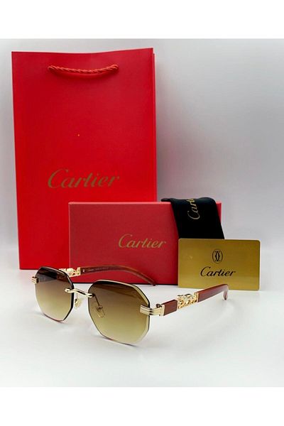 Cartier Beautifully Designed بديله Sunglasses With All Accessories