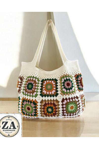 ZAHandmade حقيبة مصنوعة يدويًا من الكروشيه