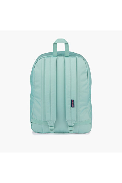 Jansport Solid Backpack with Adjustable Straps and Zip Closure - 14x32x42 cms