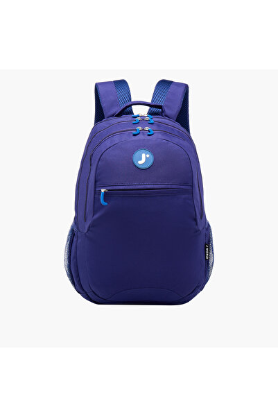 J World Solid 18 inch Backpack with Adjustable Straps and Zip Closure - 27x38...