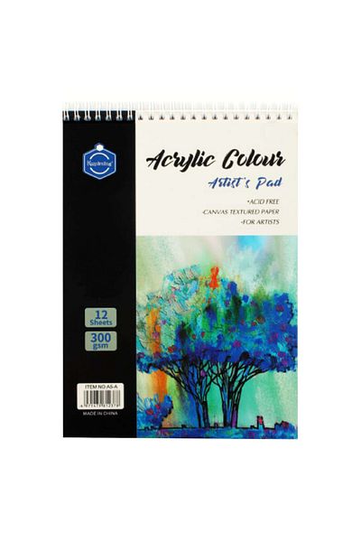 Art Tone Acrylic Paint Pad 300 Gr 12 Sheets A4