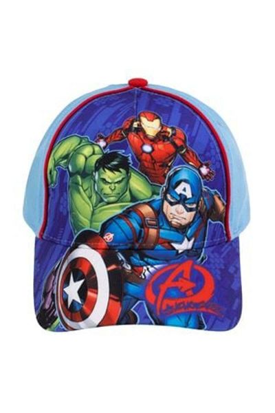 OEM Șapcă Avengers albastră și roșie pentru copii