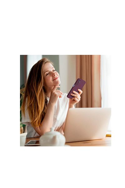 Samsung Soft Touch case, slim, ALC Mobile, anti-shock, compatible with Samsung Galaxy A16, Cherry TPU
