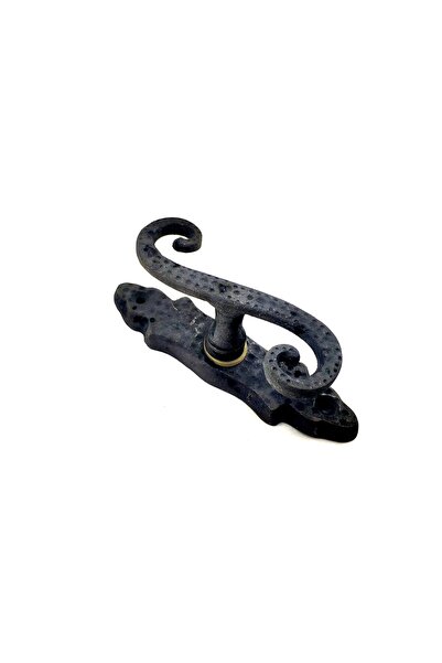 Skygo Antique style decorative brass curved window handle - 130x33 mm, oxide