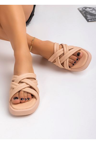 starlike Women's nude slippers A066