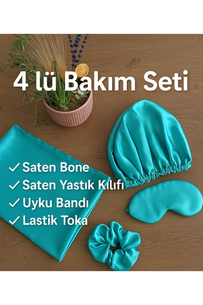 dedsehome Saten bone uyku seti