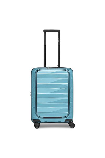 Bergpfeil Troler de cabină cu 4 roți, 55 cm, compartiment pentru laptop cu pliu de expansiune