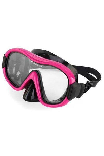 Luxi Ochelari Inot cu Protectie pentru Nas - Lentila Transparenta, Curea Reglabila Silicon, Design Roz-Ne