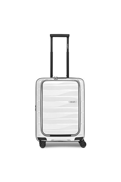 Bergpfeil Troler de cabină cu 4 roți, 55 cm, compartiment pentru laptop cu pliu de expansiune