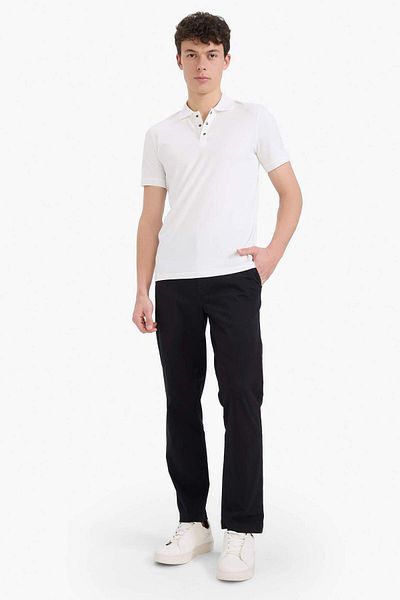 DeFacto Regular Fit Regular Cut Straight Leg Chino Trousers D7349Ax25Au